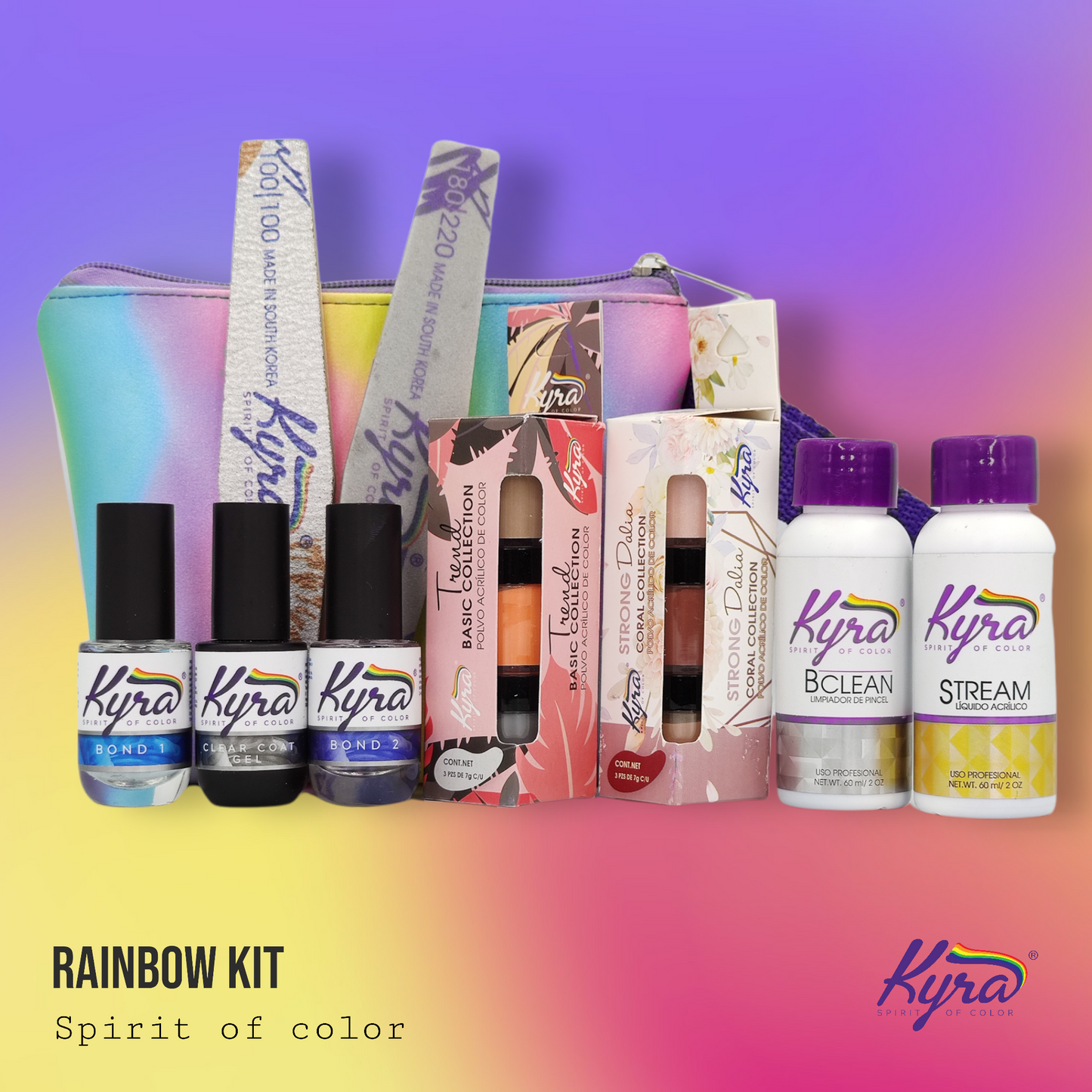 RAINBOW KIT (Colecciones de Acrilico)