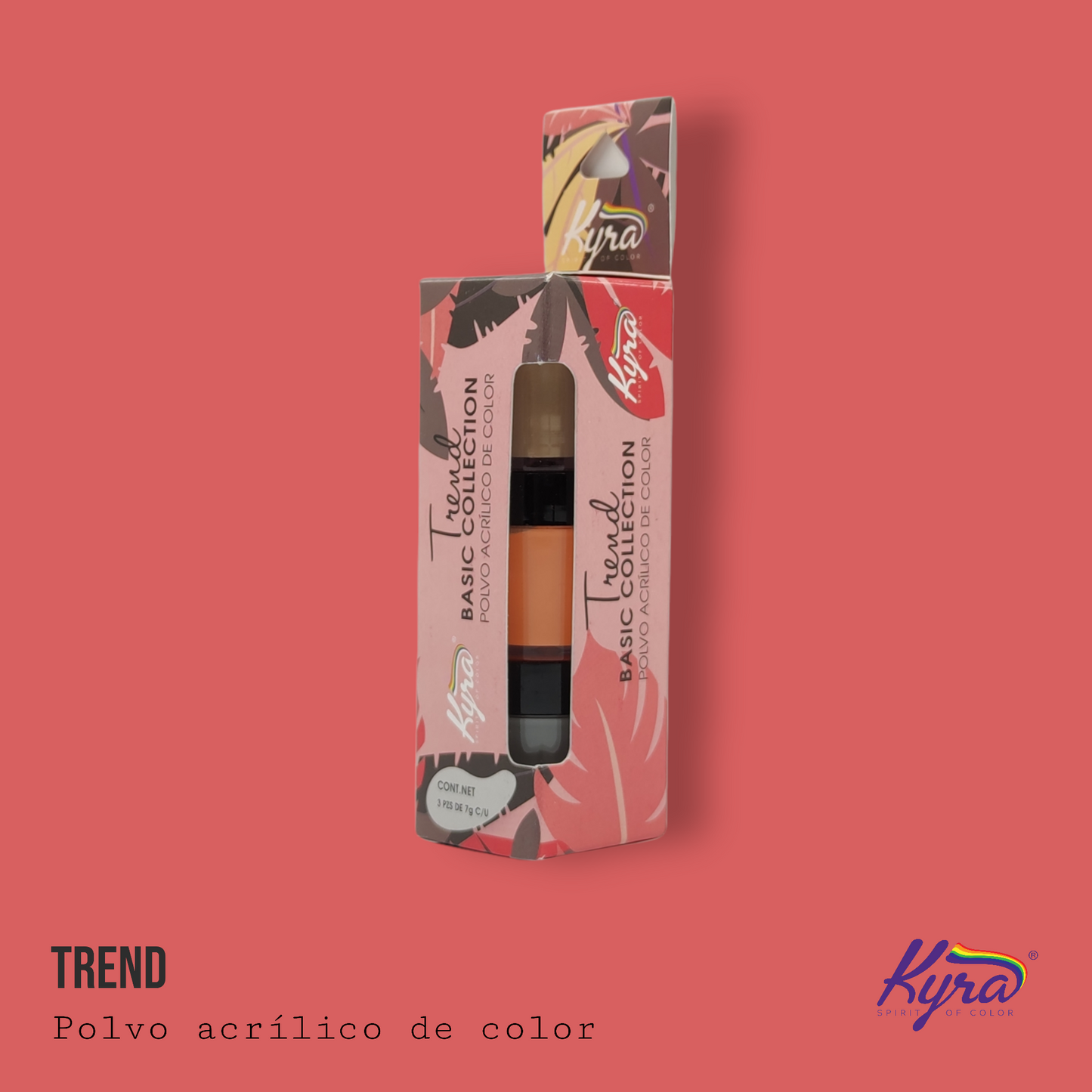 Trend Basic Collection Acrilico 7grs 3pzs