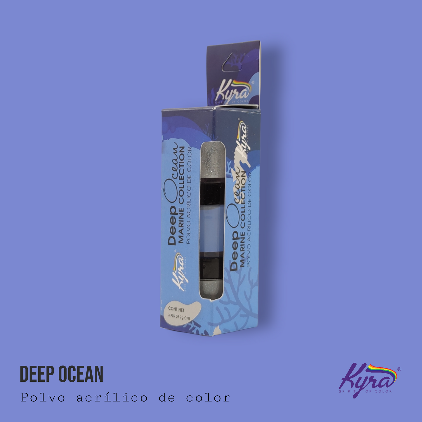 Deep Ocean Marine Collection Acrilico 7grs 3pzs