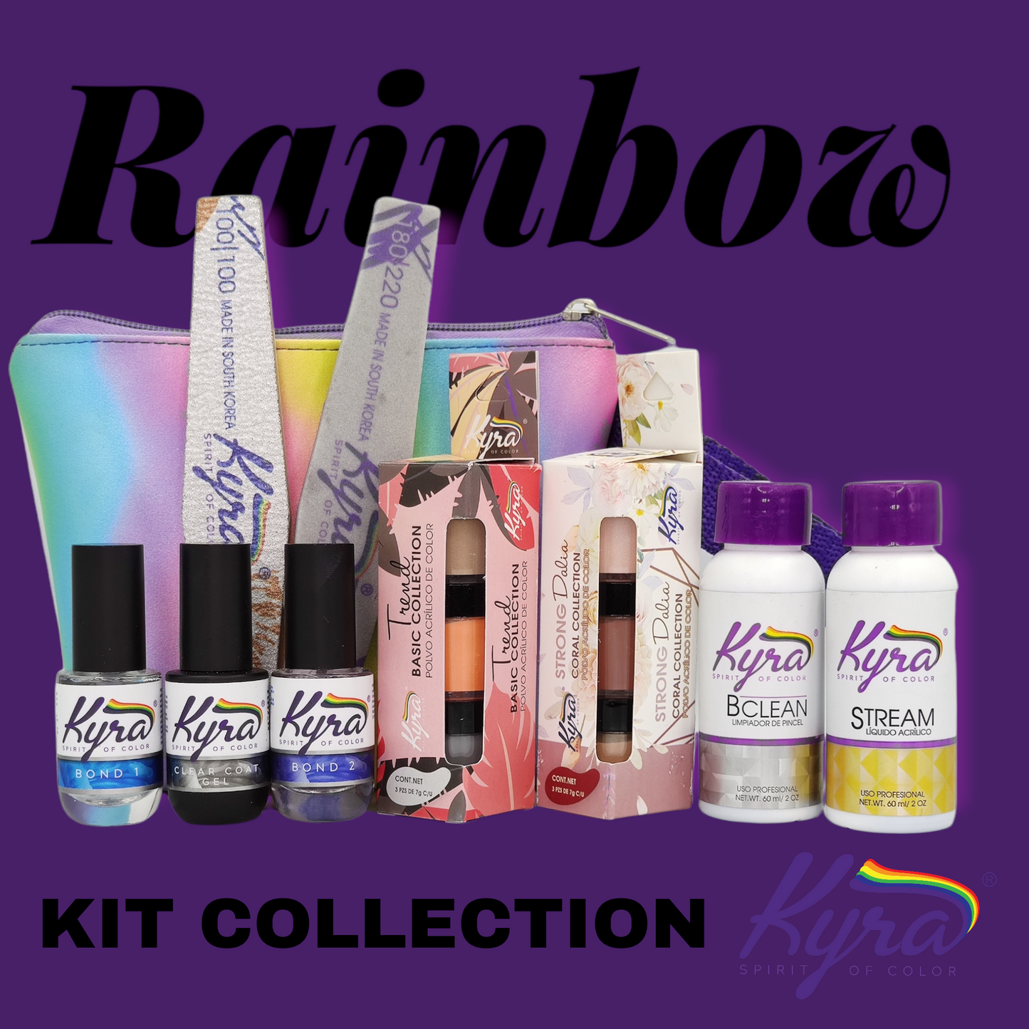 RAINBOW KIT (Colecciones de Acrilico)